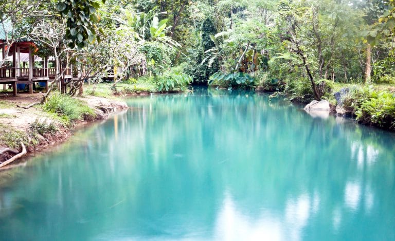 Blue Lagoon in Vang Vieng, Laos